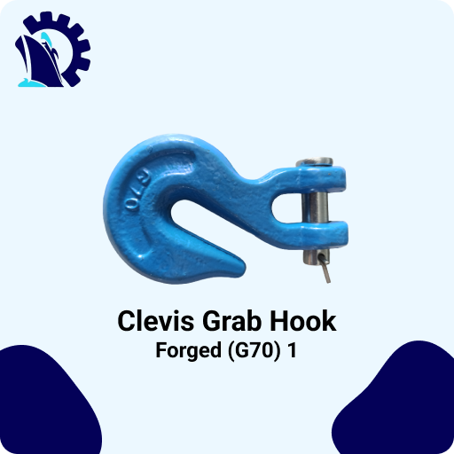 Clevis grab hook forged (G70)