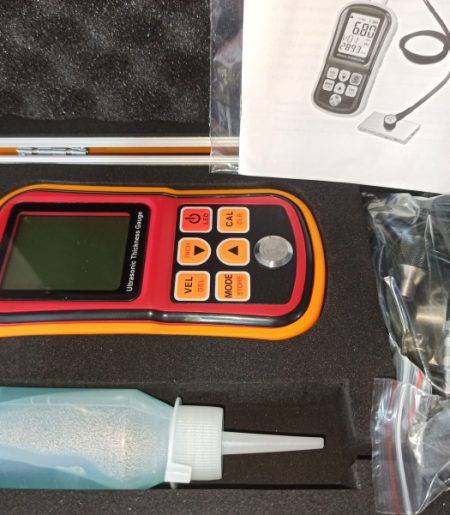 Ultrasonic thickness meter Measuring